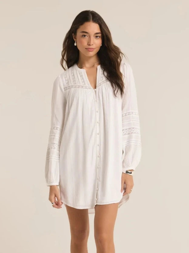 Don’t Miss Out Jude Mini Dress - White