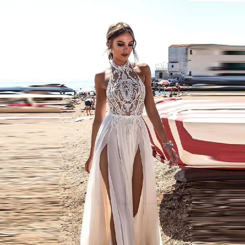 New Markdowns Women's Chiffon Lace Wedding Dress