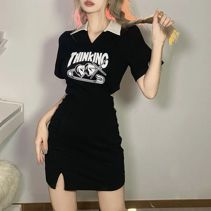Today’s Deal Thinking Safety Pin Dress SD01396