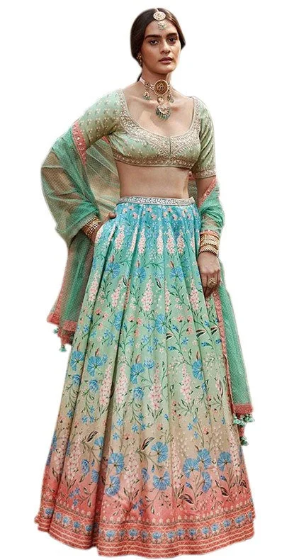 Price Drop Vibrant Ombre Lehenga - SNT11012