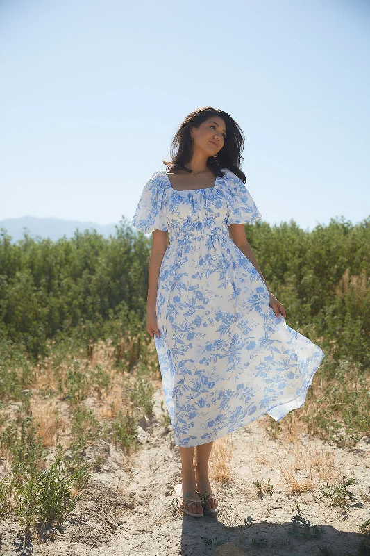 Deal Alert Paper in the Sky Floral Dress-FINAL SALE