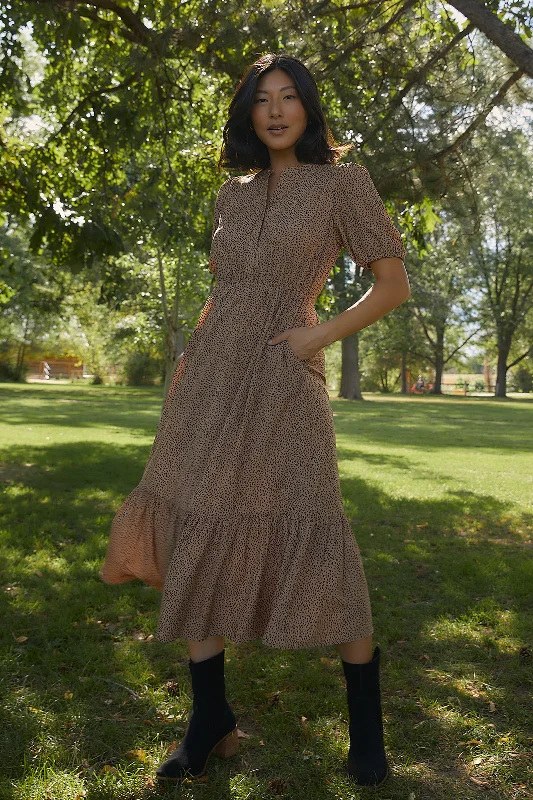 Price Meltdown Genesis Taupe Button Down Dress