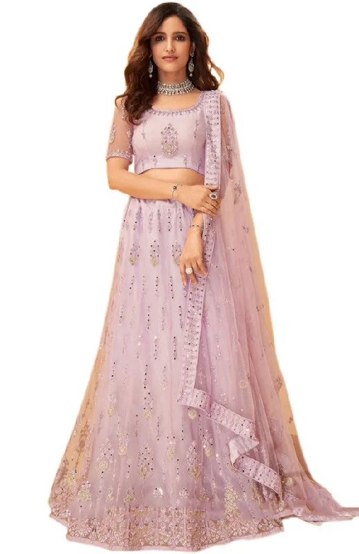 Super Deal Superb Pink Party Lehenga Choli- SNT1028C