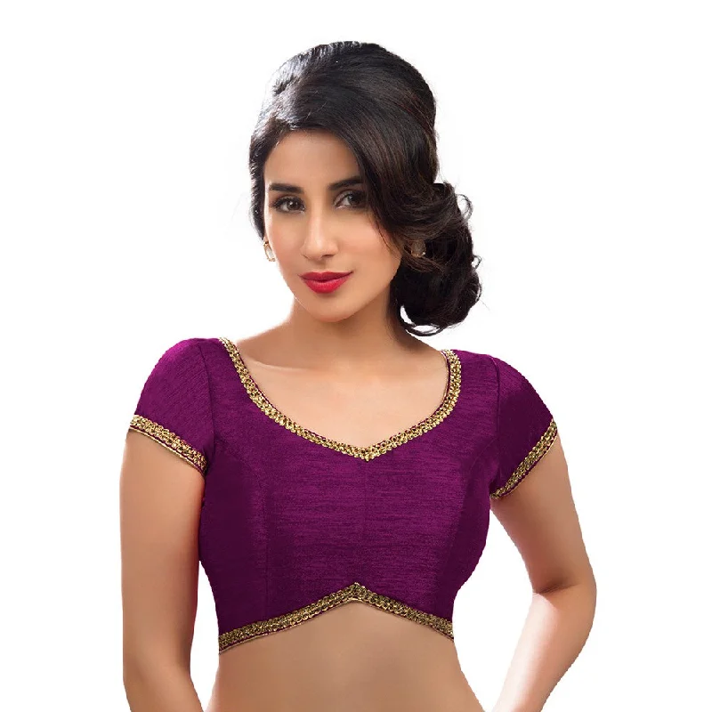 Unmissable Offer Designer Indian Traditional Wine Sweetheart-Neck Saree Blouse Choli (CO-203-Wine) Unmissable Offer Designer Indian Traditional Wine Sweetheart-Neck Saree Blouse Choli (CO-203-Wine)