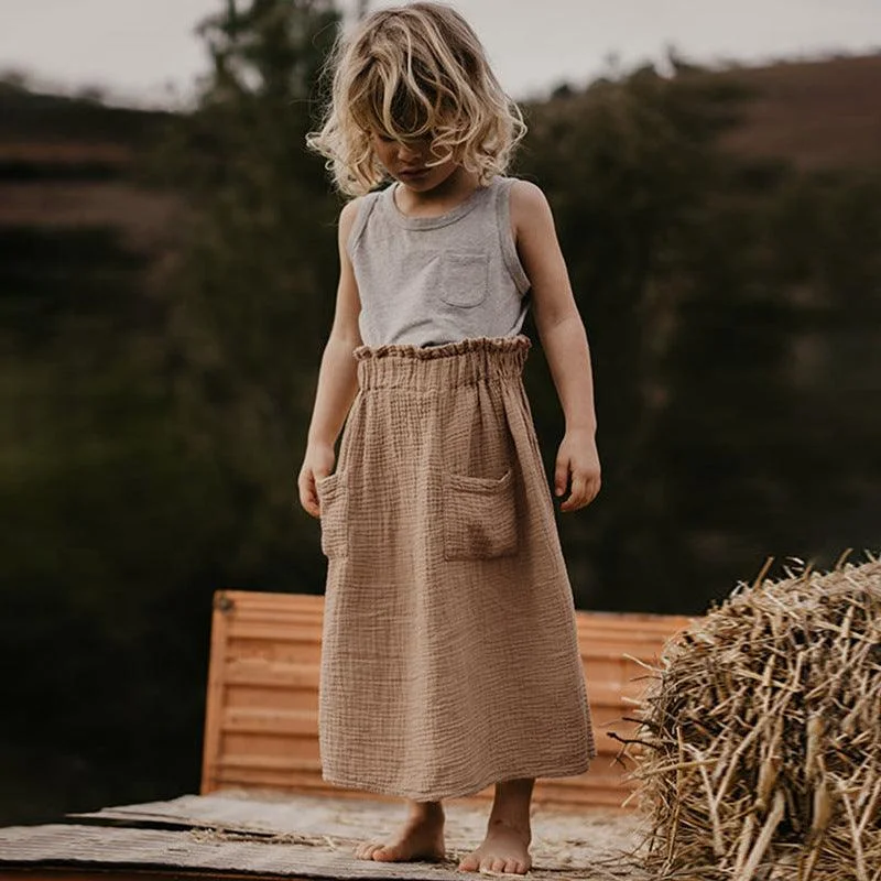 Unmissable Offer Elastic Waist Versatile Mid-length Princess Dress