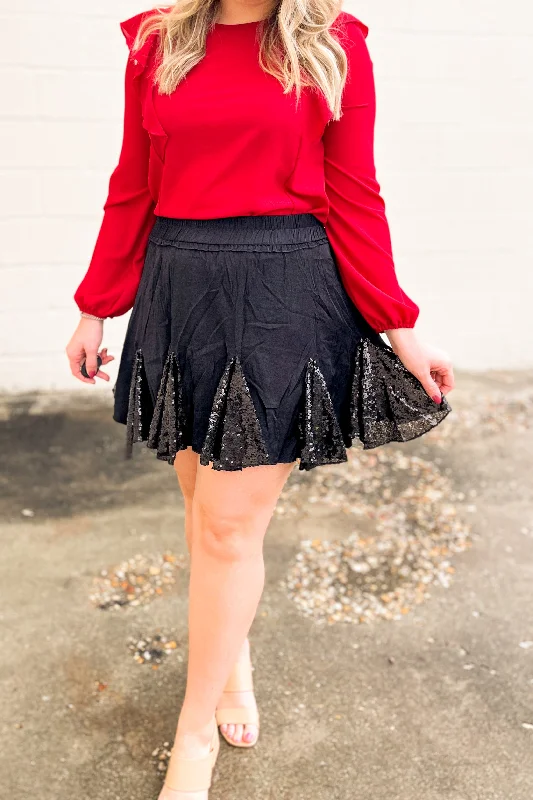 YEAR-End Clearance Life of the Party Sequin Skirt