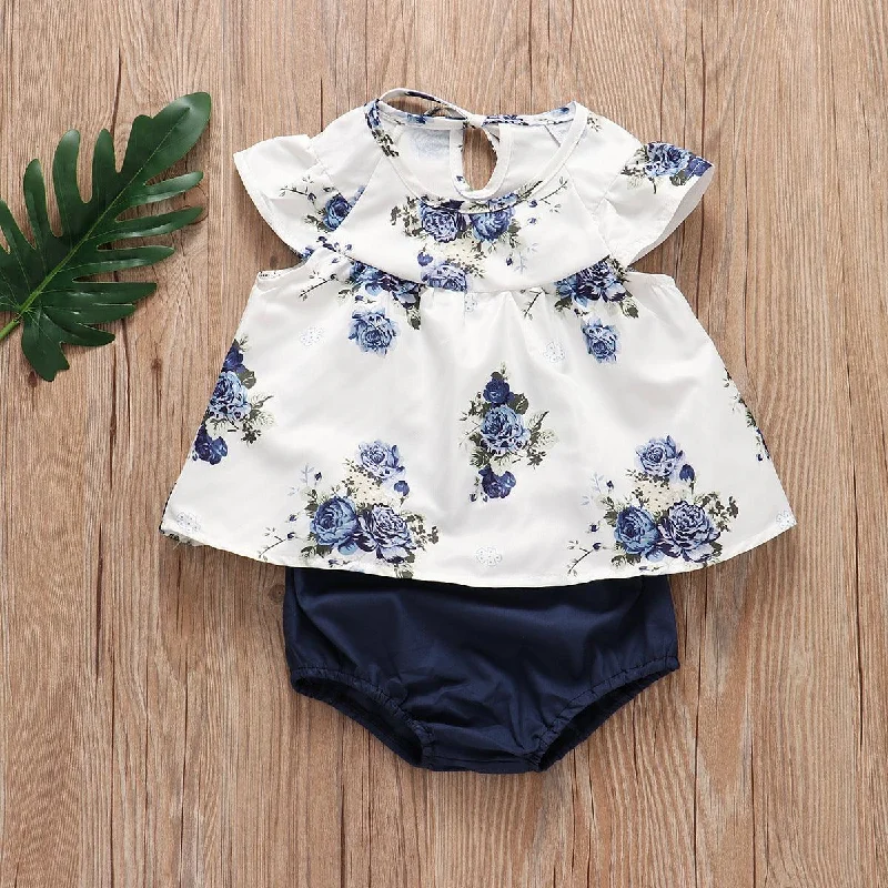 Limited Time Pleated Skirt + Floral Shorts Set