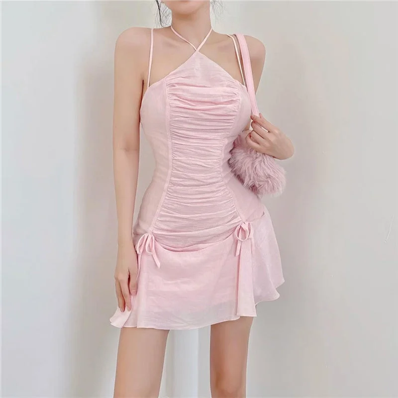 Final Sale Retro Slim Sheer Dress