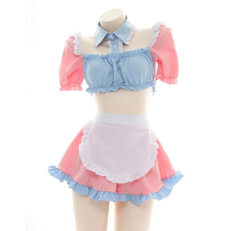 Clearance Items Pastel Ruffle Maid Outfit