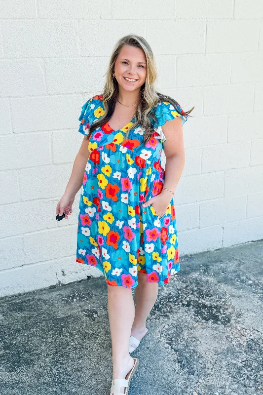 Steals and Deals Get The Garden Ready Floral Dress