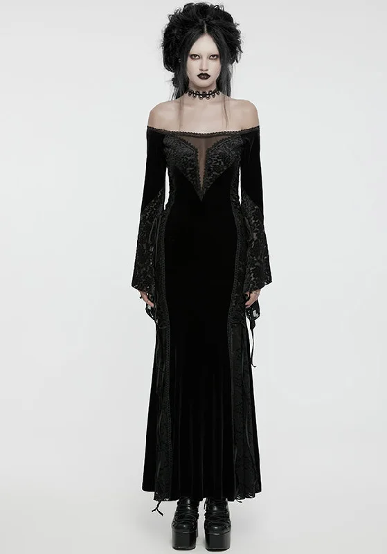Season Finale Sale Velvet Temptress | MAXI DRESS