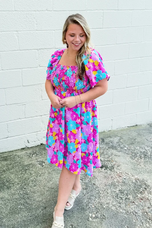 Buy Now Sings Her Soul Floral Babydoll Dress