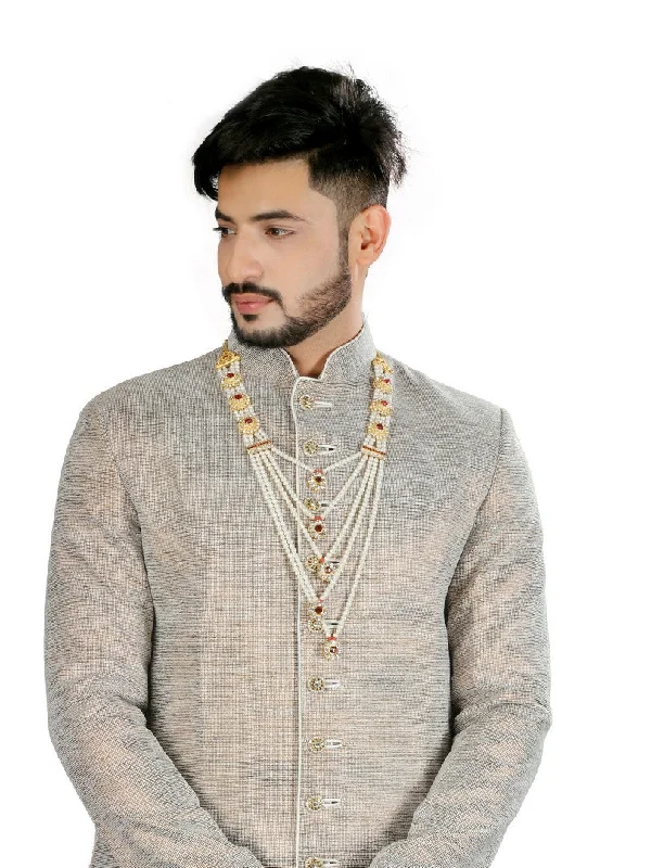 Today’s Deal Ash Color Velvet Brocade Indian Wedding Indo-Western Sherwani for Men -RK1213 Today’s Deal Ash Color Velvet Brocade Indian Wedding Indo-Western Sherwani for Men -RK1213