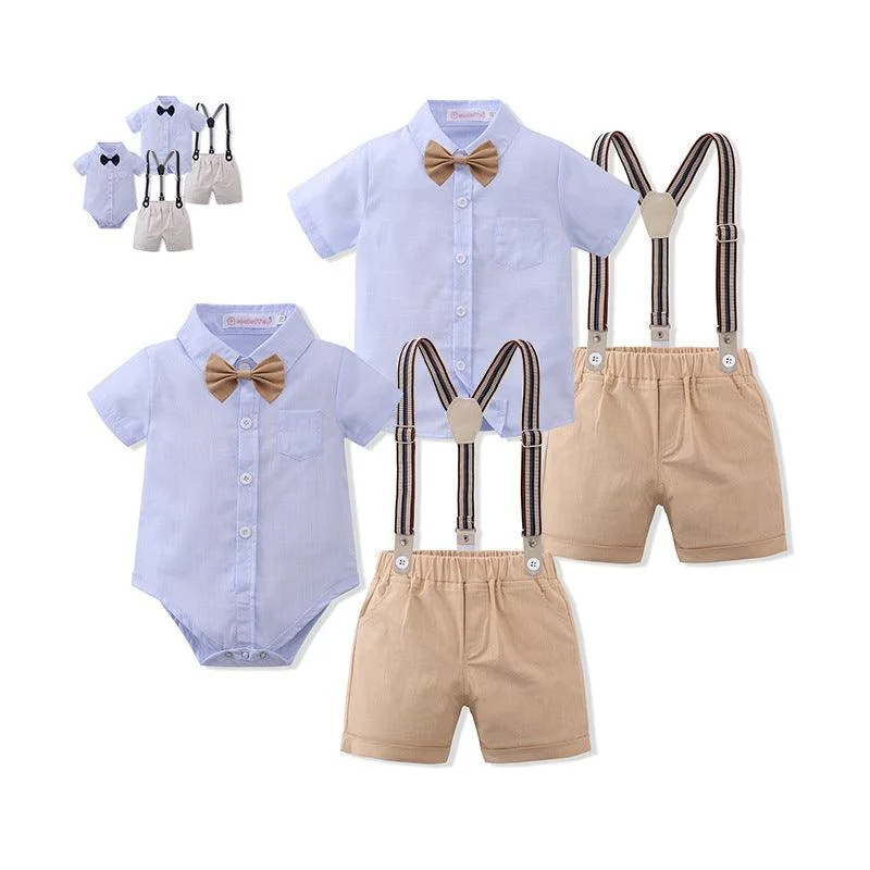 Super Bargain Summer Short Sleeved Children's Suspender Suit