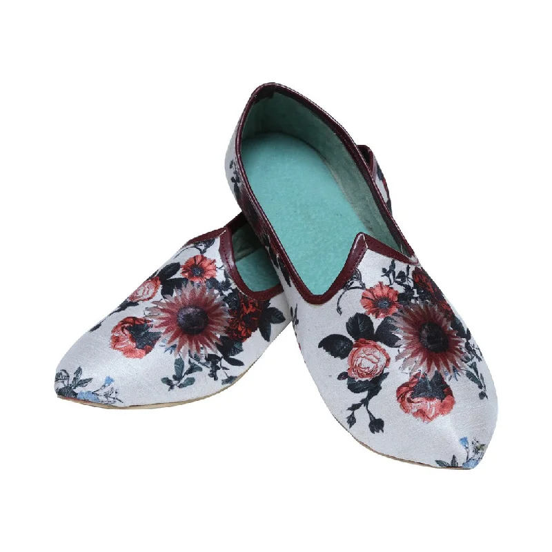Stock Up and Save Floral Wedding Mojari Juti For Men - BLSNT0130