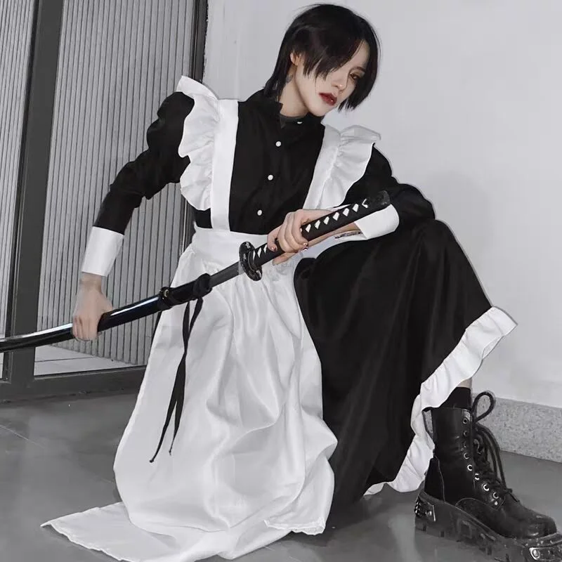Super Savings Cross Over Long Maid Dress