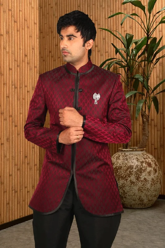 Great Deals Apple Cut Indian Wedding Indo-Western Sherwani for Men -BL1033
