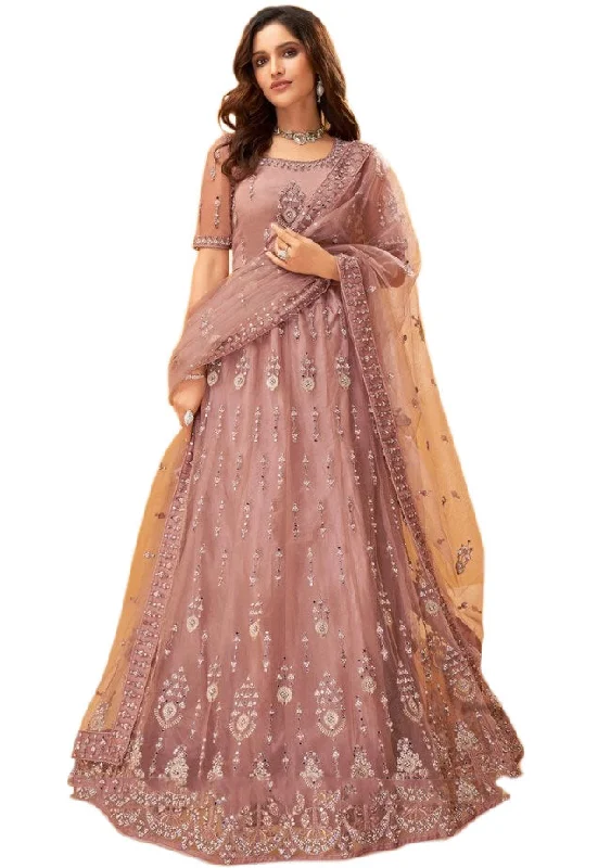 Time-Limited Offer Superb Brown Party Lehenga Choli- SNT1028B