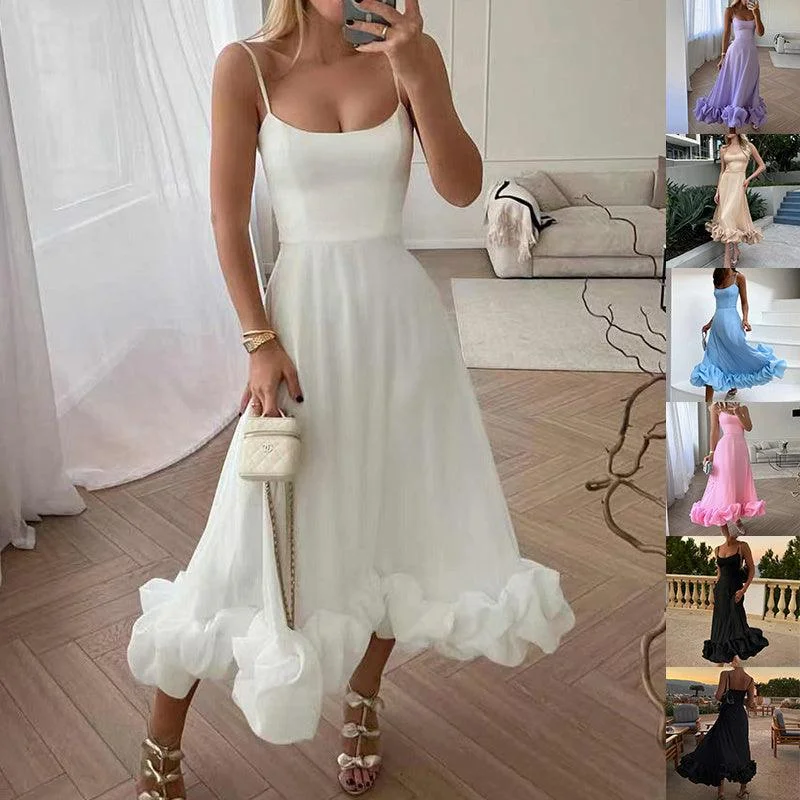 Online Specials Fashion Suspenders Large Flower Swing Three-dimensional Flower A- Line Skirt Womens Clothing Online Specials Fashion Suspenders Large Flower Swing Three-dimensional Flower A- Line Skirt Womens Clothing
