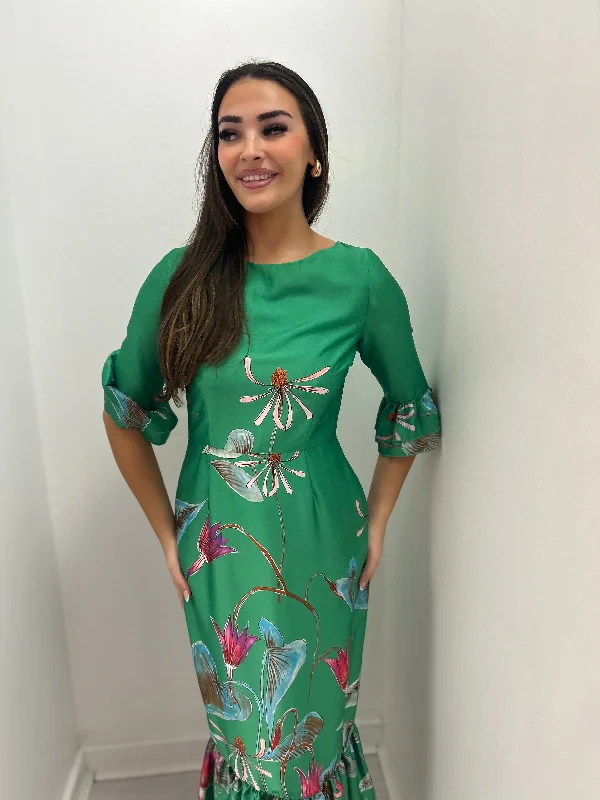 Overstock Fee G Kelli Print Dress