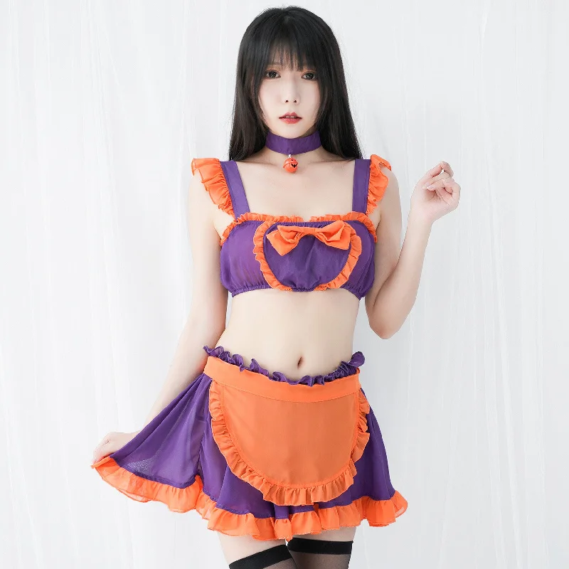 Clearance Items Halloween Night Sexy Maid Dress