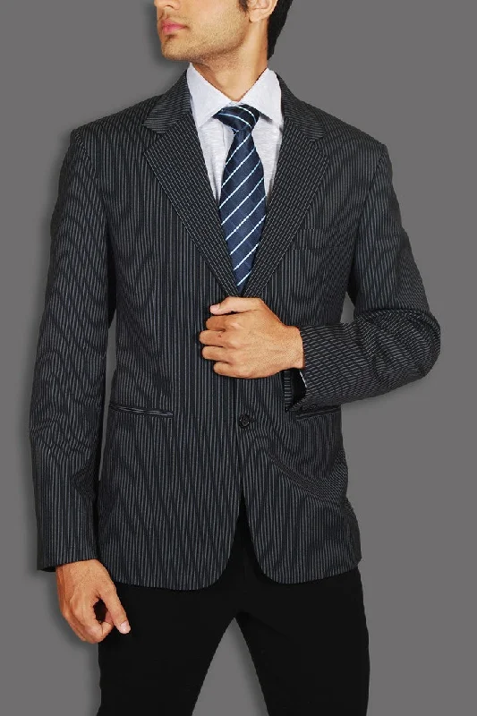 Take Advantage Designer Midnight Blue Wedding Reception Formal Suit-BL3014