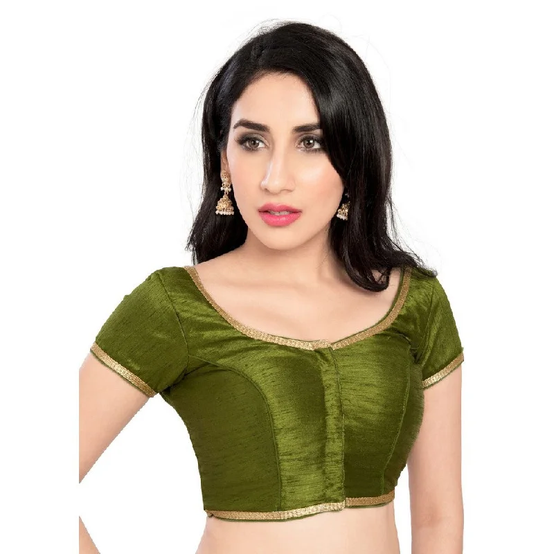Limited Quantity Designer Indian Traditional Mehendi-Green Saree Blouse Choli (CO-193Sl-Mehendi-Green) Limited Quantity Designer Indian Traditional Mehendi-Green Saree Blouse Choli (CO-193Sl-Mehendi-Green)