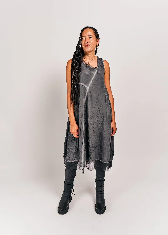 Final Sale Rundholz DIP Dress Coal Cloud