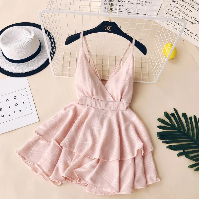 Overstock Sale V-Neck Fairy Dress