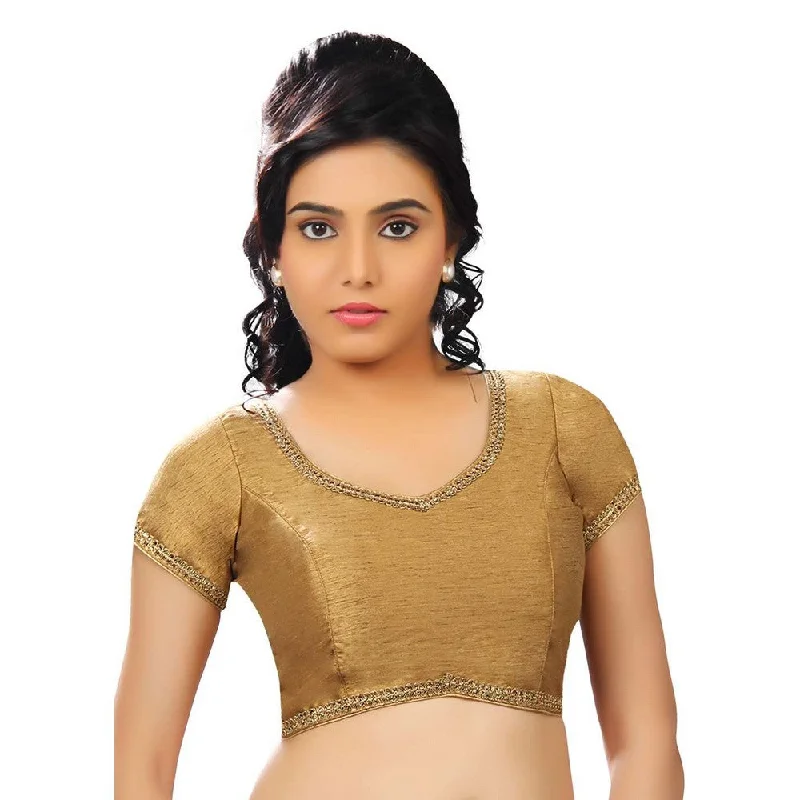 Exclusive Savings Designer Indian Traditional Copper Sweetheart-Neck Saree Blouse Choli (CO-203-Copper) Exclusive Savings Designer Indian Traditional Copper Sweetheart-Neck Saree Blouse Choli (CO-203-Copper)