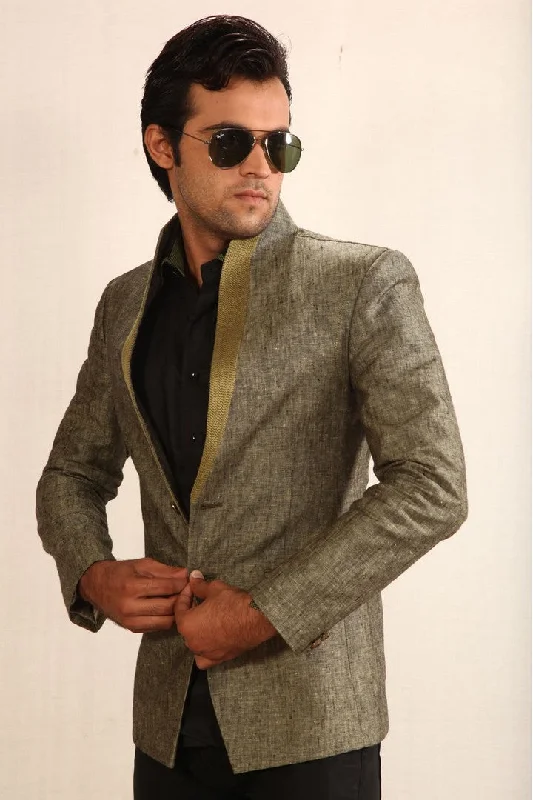 TIME-Limited Offer Contemporary Light Green Blazer For Men - BL5004SNT