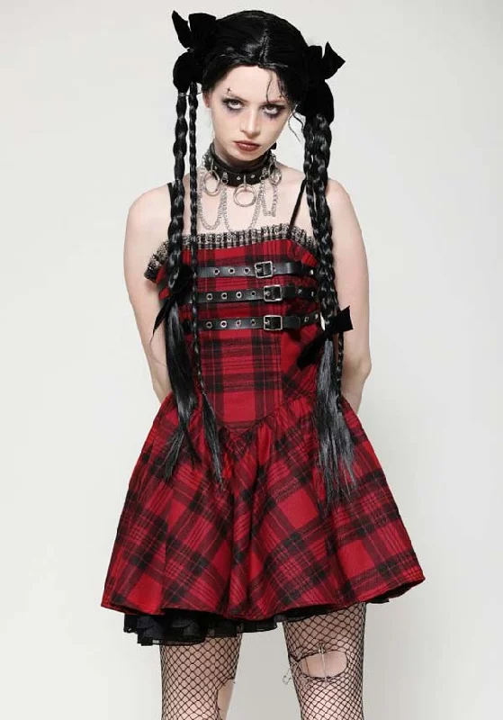Limited Time Offer Playful Punk Red Rock | DRESS