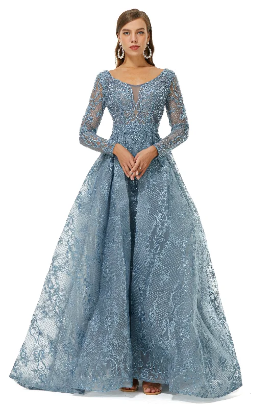 Customer Appreciation Sale Tulle Long Sleeve Appliques Beading Corset Prom Dresses outfit Customer Appreciation Sale Tulle Long Sleeve Appliques Beading Corset Prom Dresses outfit