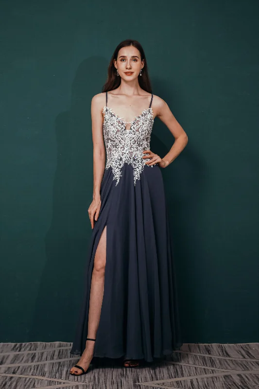 Early Bird Discount A-line Spaghetti Straps Side Split Long Corset Prom Dresses outfit Early Bird Discount A-line Spaghetti Straps Side Split Long Corset Prom Dresses outfit