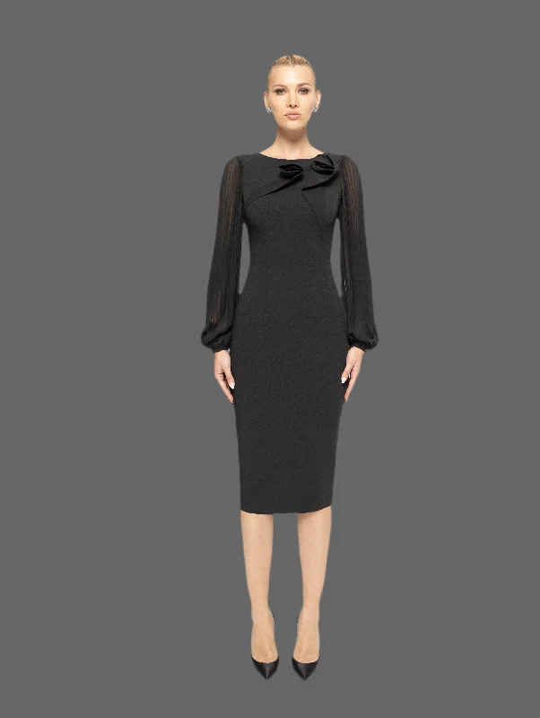 Discount Days Black Pencil MIDI dress