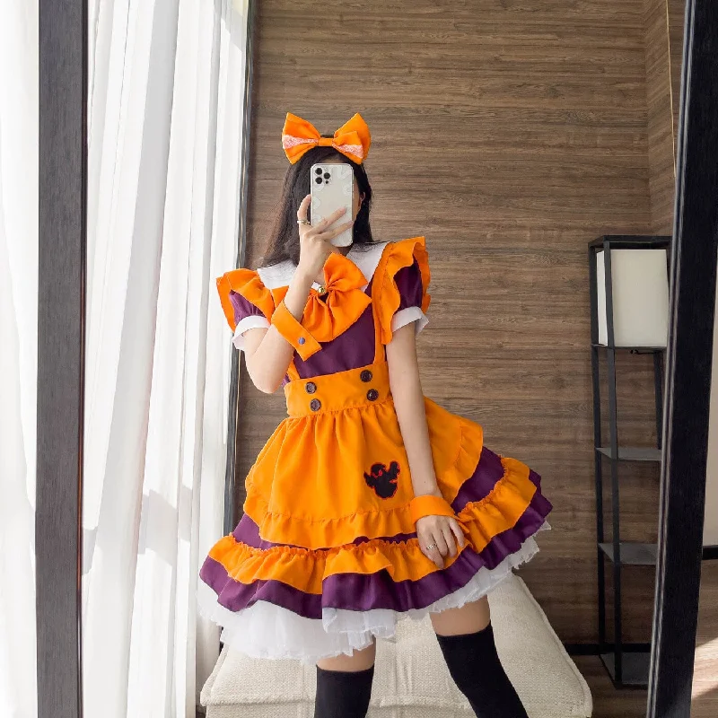 Daily Deals Halloween Ghost Night Maid Dress SD01224