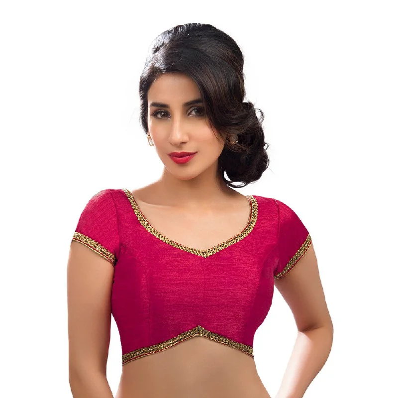 Flash Deals Designer Indian Traditional Pinkish-Maroon Sweetheart-Neck Saree Blouse Choli (CO-203-Pinkish-Maroon) Flash Deals Designer Indian Traditional Pinkish-Maroon Sweetheart-Neck Saree Blouse Choli (CO-203-Pinkish-Maroon)