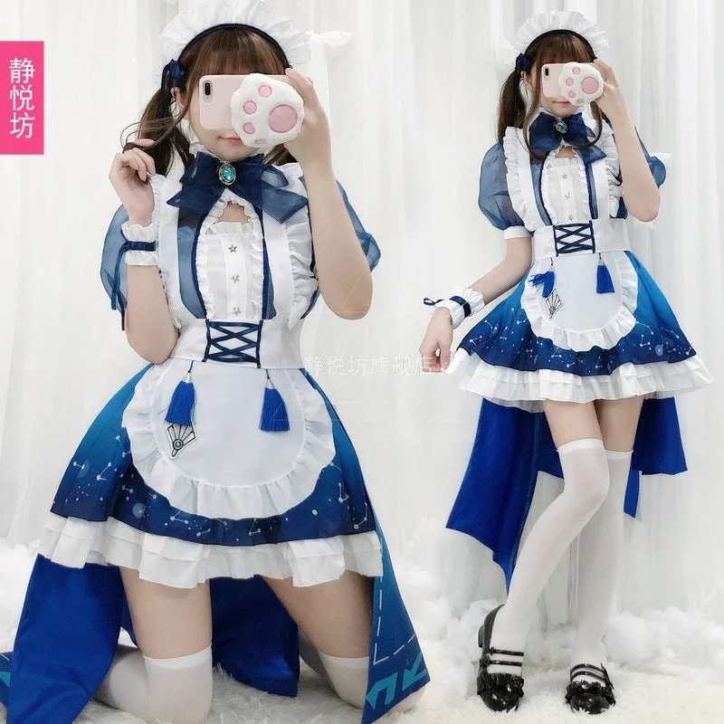 Limited Availability Galaxy Lolita Maid Dresss