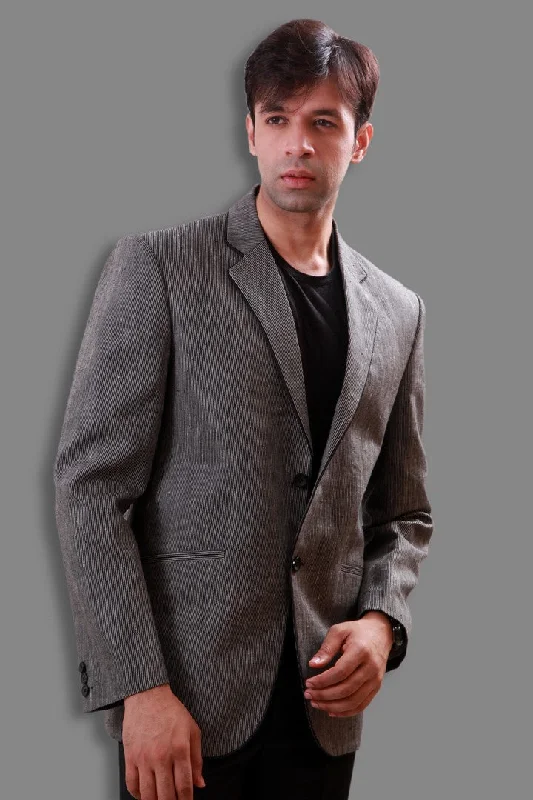 Savings Spectacular Formal Linen Grey Blazer For Men - BL5053SNT