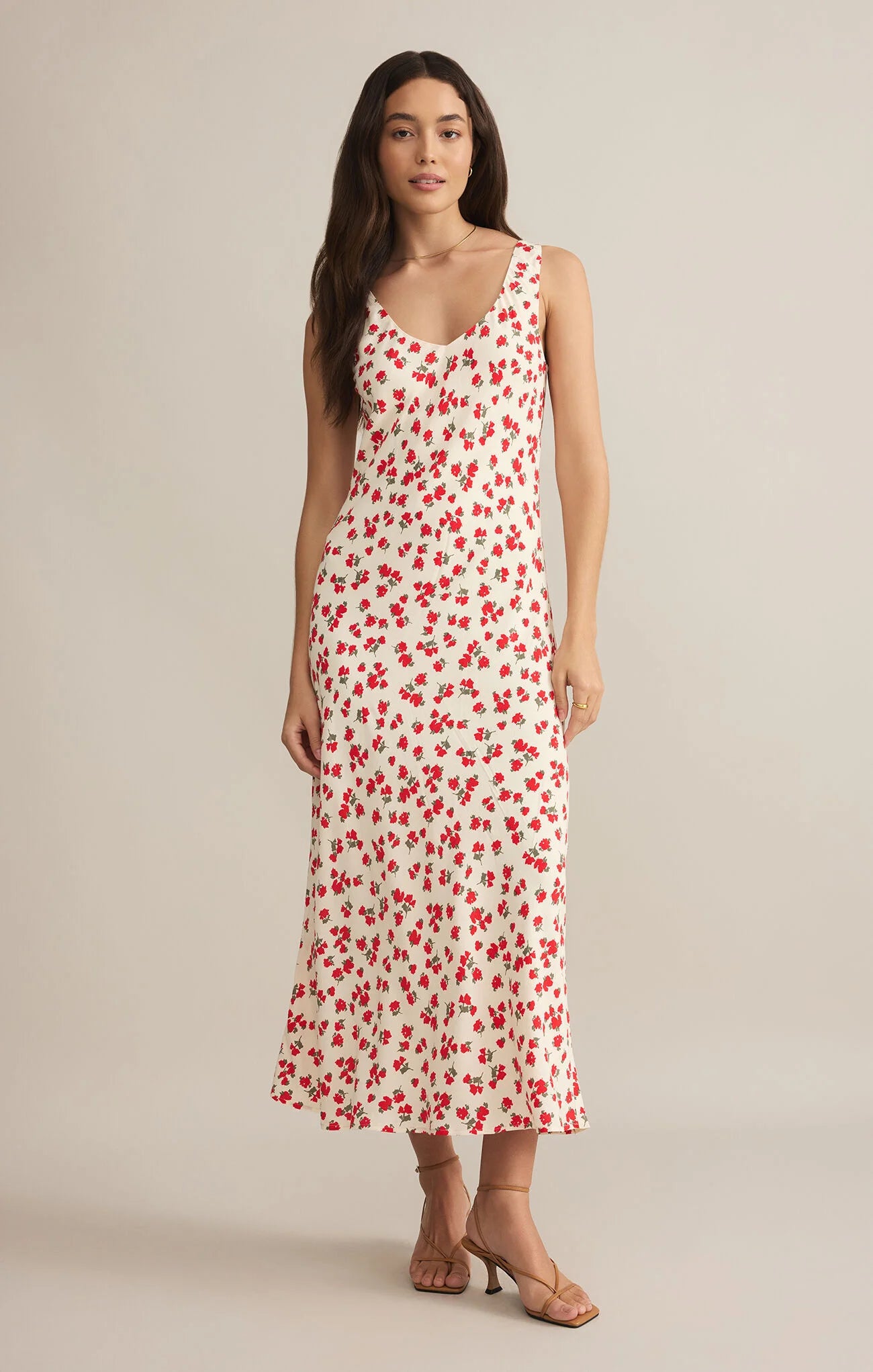Must-Have Deals Hana La Rosa Ditsy Maxi Dress - Sandshell