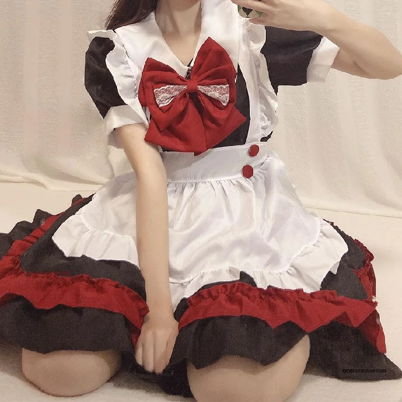 New Markdowns Christmas Maid Loli Dress SD01209