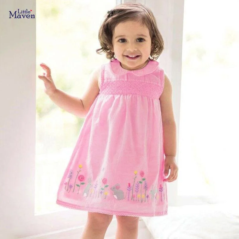 Markdowns Children'S Dress European And American Children'S Summer New Style Girl Dress Cotton Short-Sleeved Children'S Dress Markdowns Children'S Dress European And American Children'S Summer New Style Girl Dress Cotton Short-Sleeved Children'S Dress
