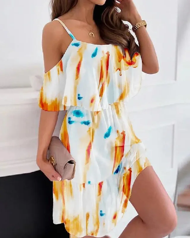 Yellow Pattern On White