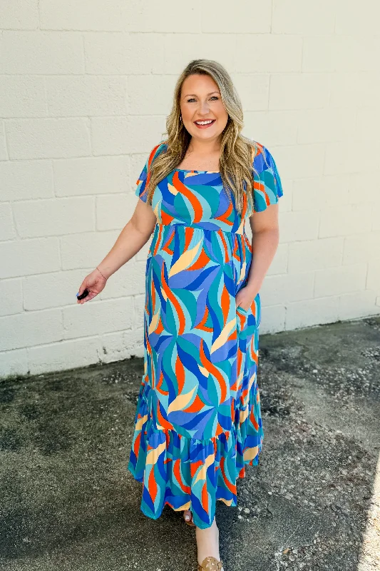 Hurry In Just Feels Right Babydoll Maxi Dress