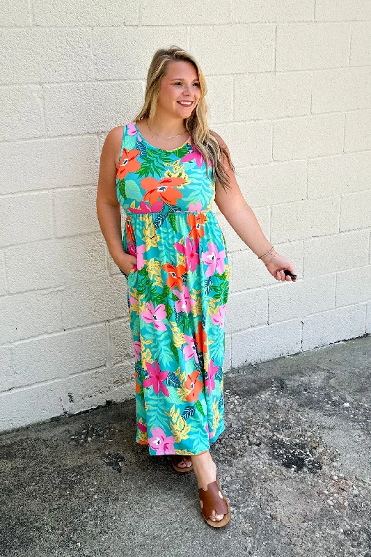 Price Meltdown Collection Flowers Floral Babydoll Midi Dress