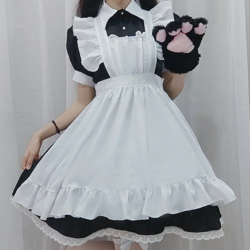 New Markdowns Japanese Kawaii Maid Loli Dress
