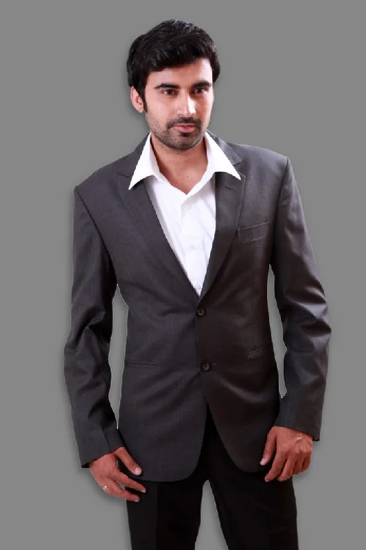 Limited Time Discount Stylish Rich Grey Blazer For Men - BL5058SNT