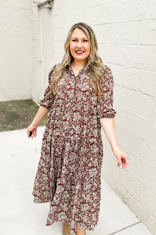 Blowout Deals Whisked Away Tiered Midi Dress