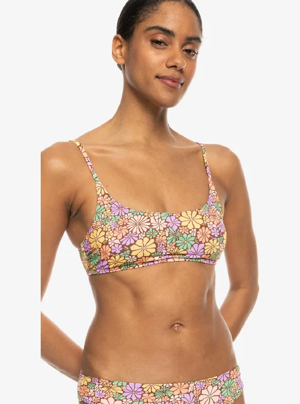 Instant Discount All About Sol Bralette Bikini Top - Root Beer All About Sol Mini