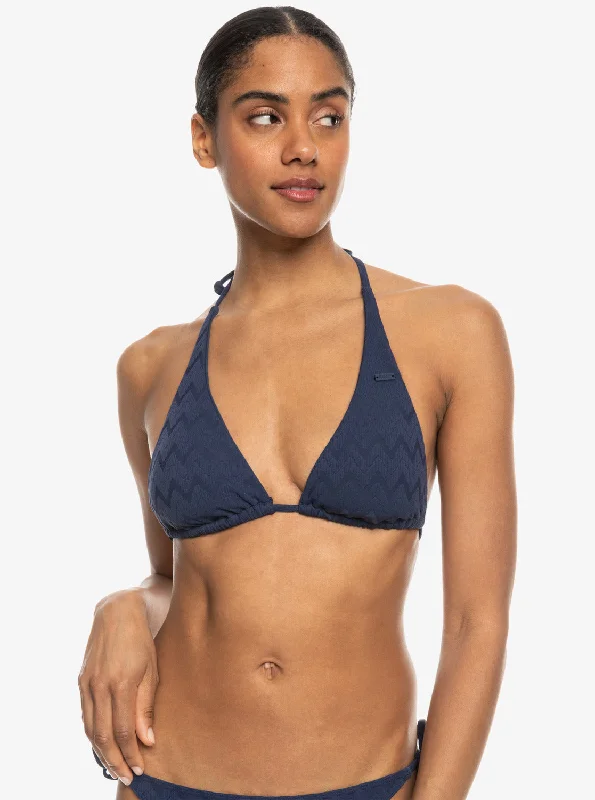 Deal Alert Current Coolness Elongated Triangle Bikini Top - Naval Academy